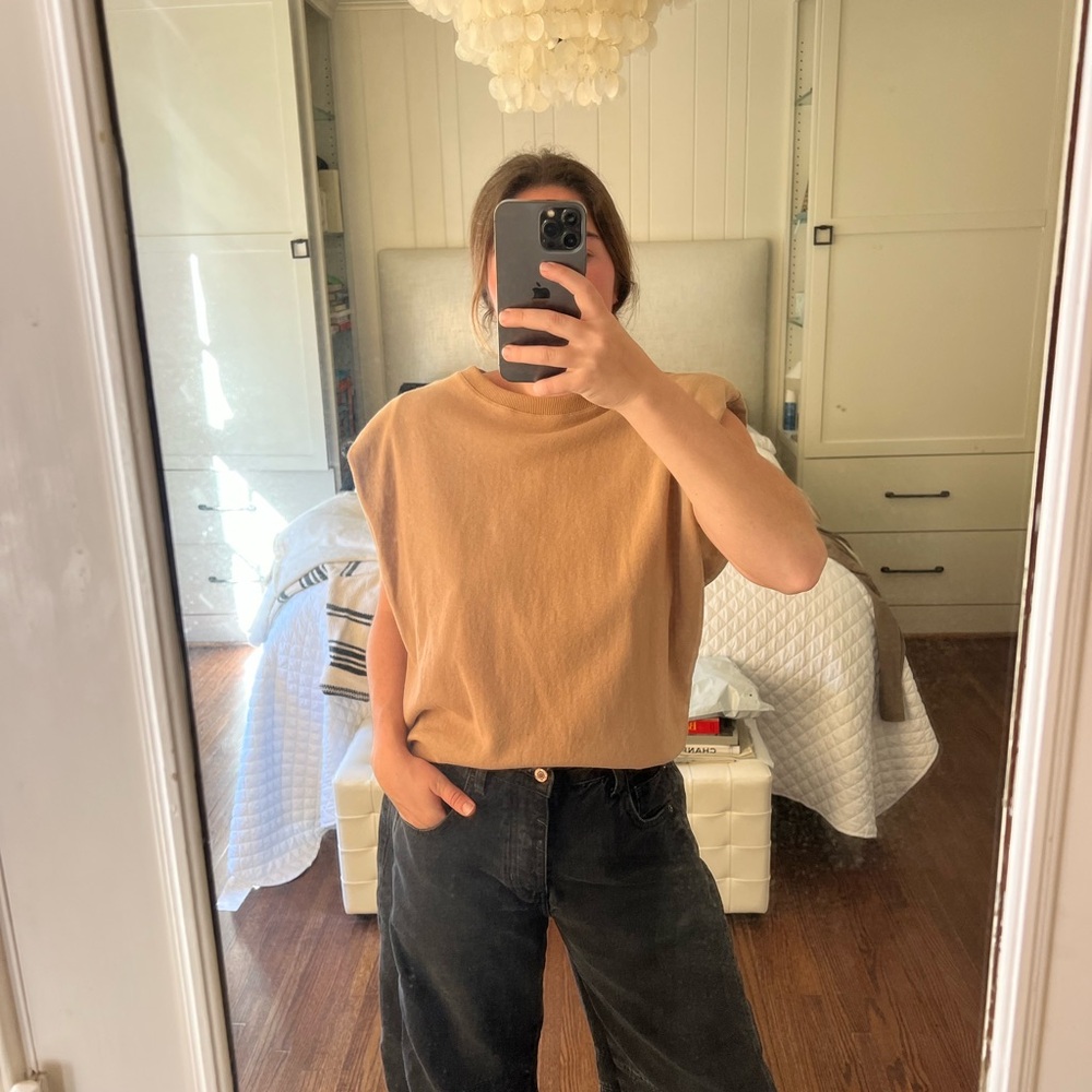 MOODIE Tan Women's Top